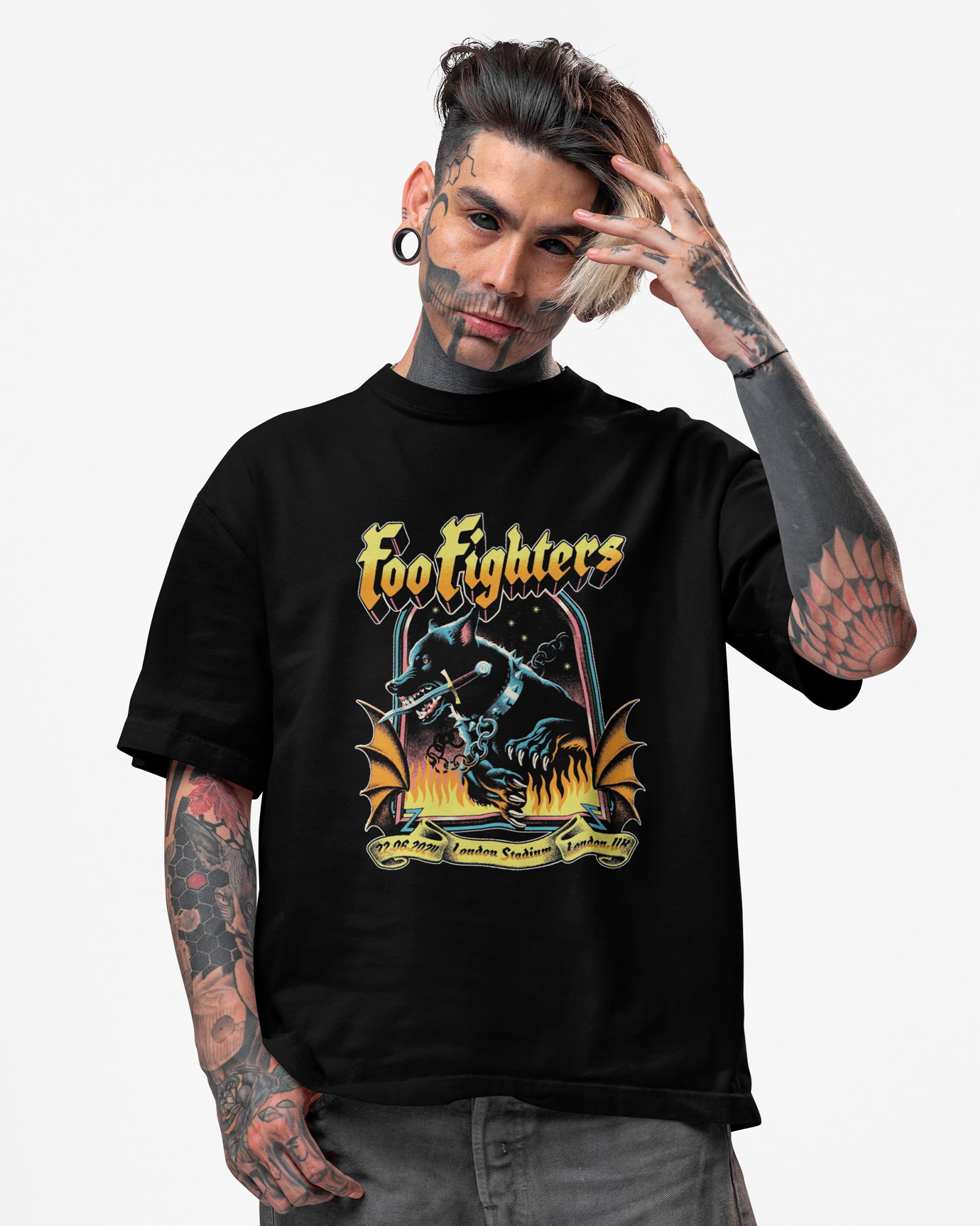 Camiseta Foo Fighters London Stadium Edição Especial