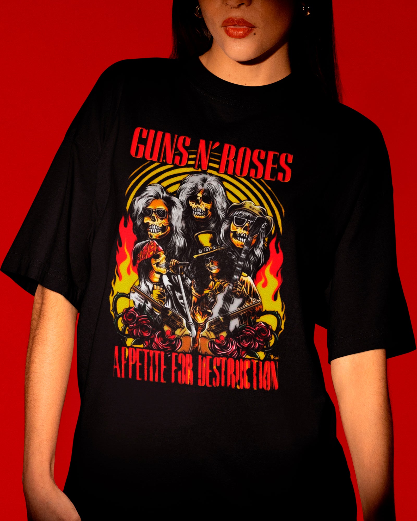 Camiseta Rock Guns N’ Roses Appetite for Destruction Estampa