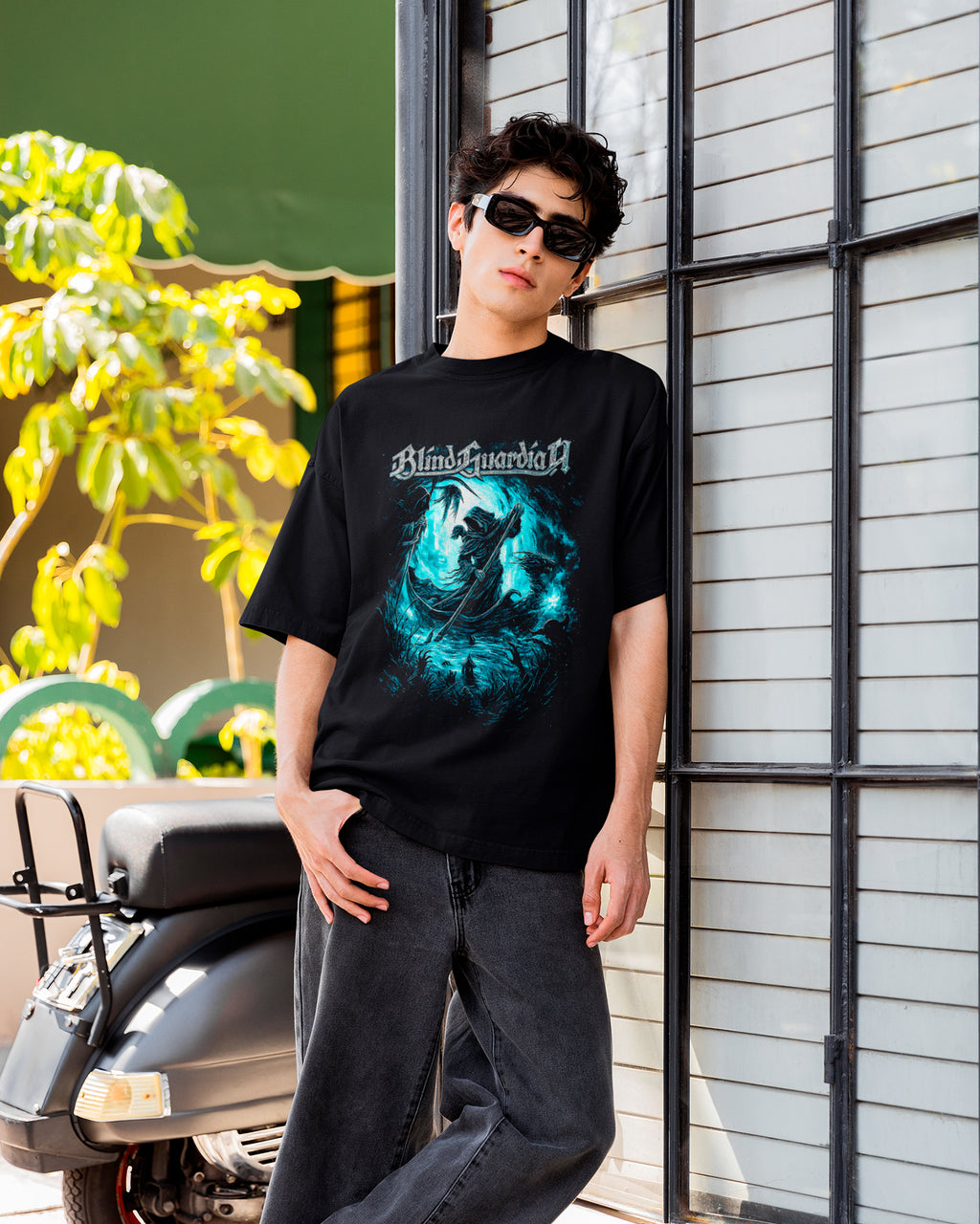 Camiseta Clássica Blind Guardian Trevas Blue