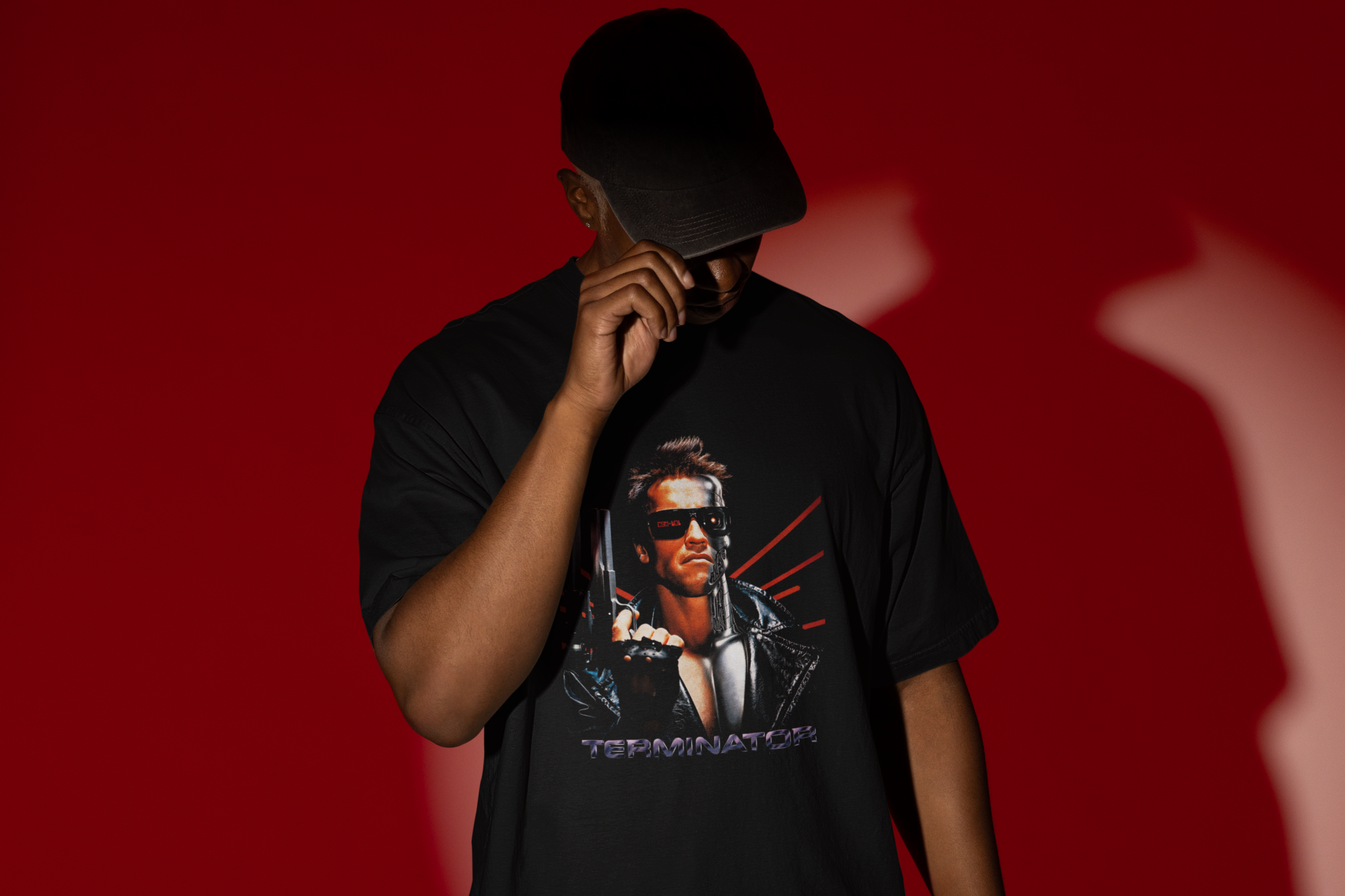 Camiseta The Terminator Preta Design Clássico Visual Icônico